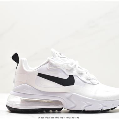 Nike Air Max 270 React QP 」White/Light Blue「270瑞亞賽車系列後半掌氣墊百搭運動慢跑鞋 