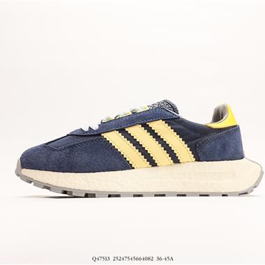 Adidas Racing E5 Boost Prototype 速度輕盈復古系列 百搭透氣運動慢跑鞋