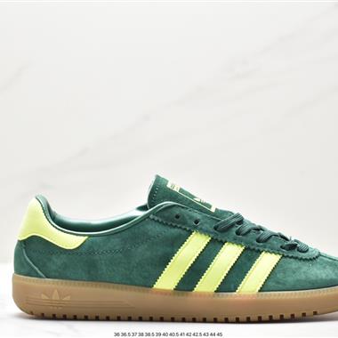 Adidas Originals Bermuda 絨面麂皮防滑耐磨輕便低幫板鞋