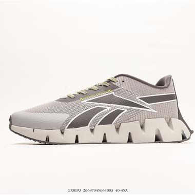 Reebok Zig Dynamica 銳步透氣舒適 厚底抗磨緩震 休閑運動跑步鞋 