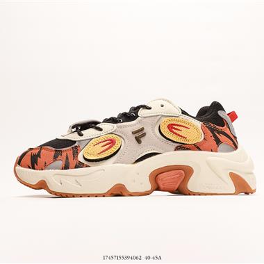 FILA FUSION 新款厚底增高板鞋