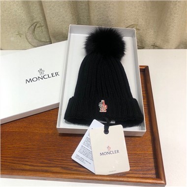 MONCLER   2023秋冬新款毛線帽子