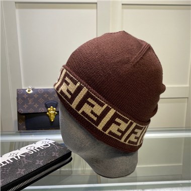 FENDI  2023秋冬新款毛線帽子