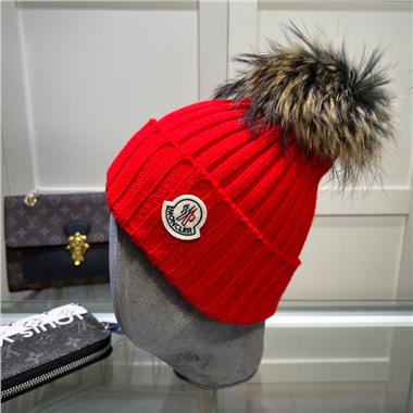 MONCLER   2023秋冬新款毛線帽子