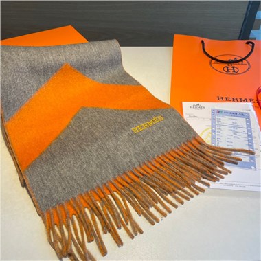 HERMES  2023秋冬新款時尚圍巾  尺寸：150-30