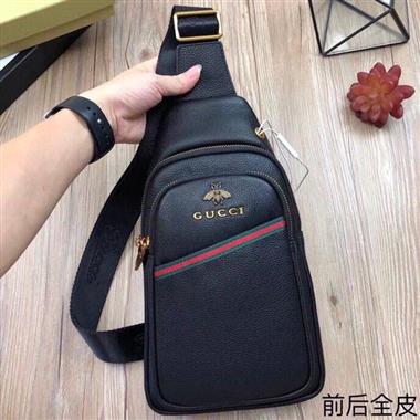 GUCCI   2023新款男生時尚休閒包  尺寸：28-18-7CM