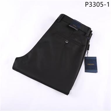 PRADA   2023秋冬新款休閒長褲