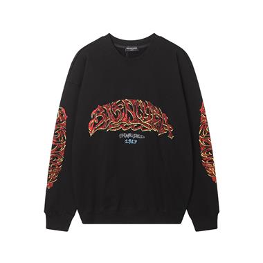 Balenciaga   2023秋冬新款衛衣帽T 歐版尺寸偏大