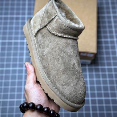 UGG 雪地靴 防水麂絨皮革鞋