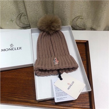 MONCLER  2023秋冬新款毛線帽子