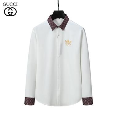 GUCCI  2023秋冬新款長袖襯衫