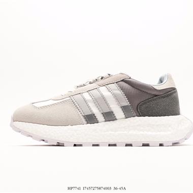 Adidas Originals Retropy E5 爆米花速度輕盈複古系列百搭透氣休閑運動慢跑鞋