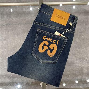 GUCCI   2023秋冬新款休閒牛仔褲