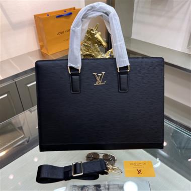 LOUIS VUITTON  2023新款男生時尚包包 尺寸：38-28-7CM