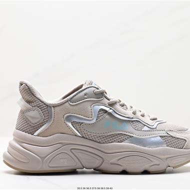 FILA 斐樂 新款休閑複古透氣跑鞋