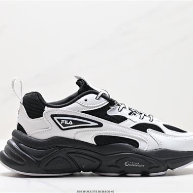 FILA 斐樂 新款休閑複古透氣跑鞋