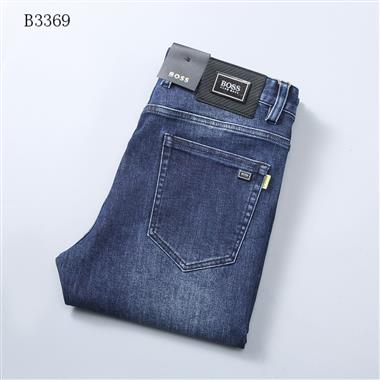 BOSS   2023秋冬新款休閒牛仔褲