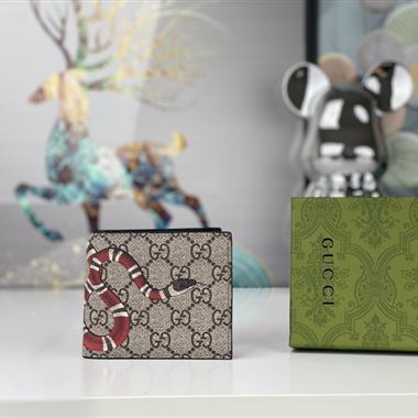 GUCCI  2024新款時尚休閒錢包  尺寸：11*9CM