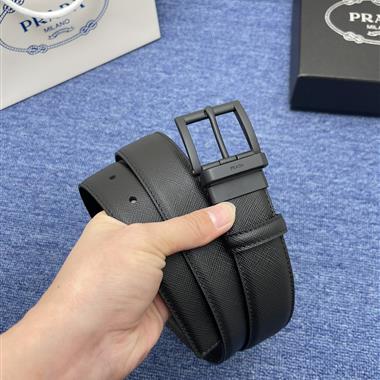 PRADA  2024新款時尚皮帶 3.5CM