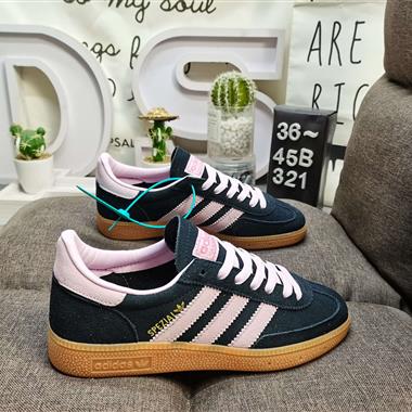 Adidas originals Handball Spzl 輕便耐磨防滑低幫板鞋