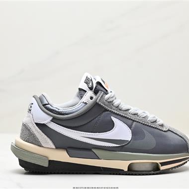 Sacai x  Nike Air Zoom Cortez SP 4.0"Grey White"B.4.0