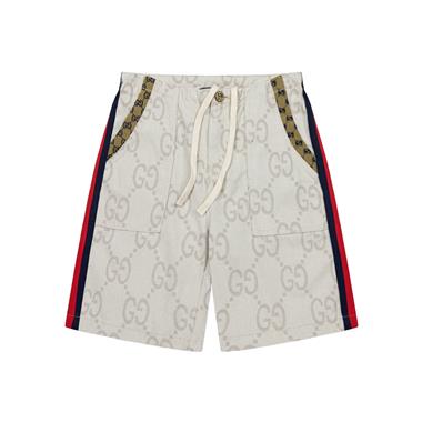 GUCCI   2024夏季新款休閒短褲 歐版尺寸偏大