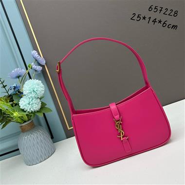 YSL   2024新款女生時尚休閒包 尺寸：25*14*6CM