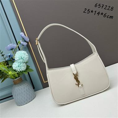 YSL   2024新款女生時尚休閒包 尺寸：25*14*6CM