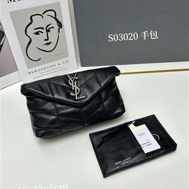 YSL   2024新款女生時尚休閒包 尺寸：18*12*5CM