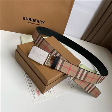 BURBERRY   2024新款時尚皮帶   3.5CM