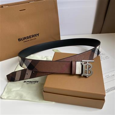 BURBERRY   2024新款時尚皮帶   3.5CM