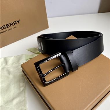 BURBERRY   2024新款時尚皮帶  3.5CM