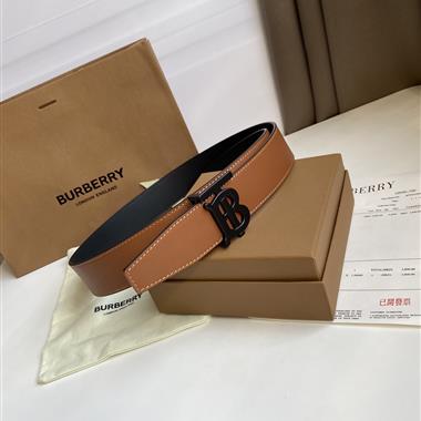 BURBERRY   2024新款時尚皮帶  4.0CM