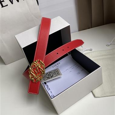 LOEWE    2024新款時尚皮帶  3.2CM