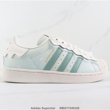 Adidas Superstar 三葉草貝殼頭板鞋