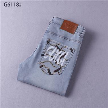GUCCI   2024夏季新款休閒牛仔褲