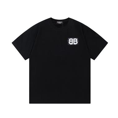 Balenciaga   2024夏季新款短袖T恤  歐版尺寸偏大
