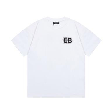 Balenciaga   2024夏季新款短袖T恤  歐版尺寸偏大