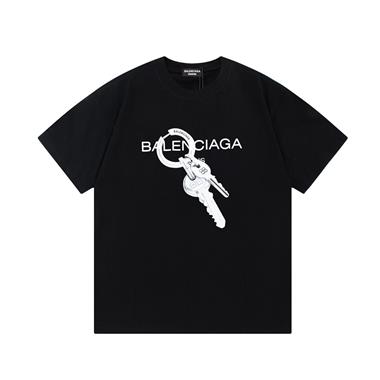 Balenciaga   2024夏季新款短袖T恤  歐版尺寸偏大