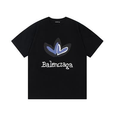Balenciaga   2024夏季新款短袖T恤  歐版尺寸偏大