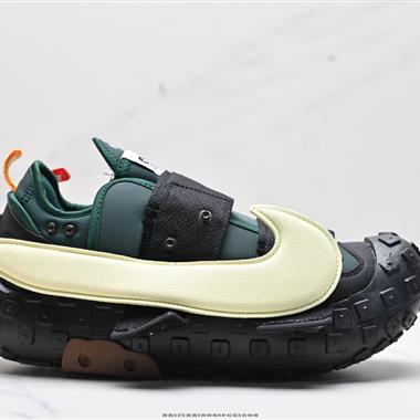 NIKE CPFM AIR FLEA 2 2024新款厚底鴛鴦輪胎鞋魔術貼休閑運動增高老爹鞋