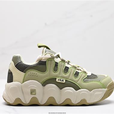 FILA 新款老爹鞋厚底面包鞋運動鞋