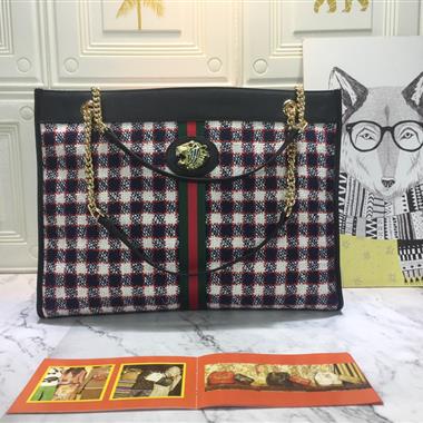 GUCCI   2024新款時尚女生休閒包 尺寸：45*35*6CM