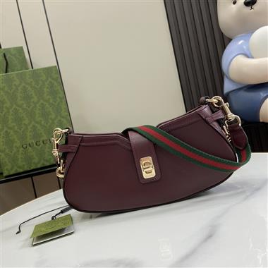 GUCCI   2024新款時尚女生休閒包  尺寸：12*24*5CM