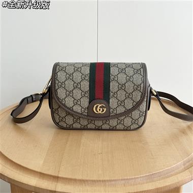 GUCCI   2024新款時尚女生休閒包 尺寸：19x13x5CM