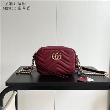 GUCCI   2024新款女生時尚休閒包  尺寸：18*12*6CM