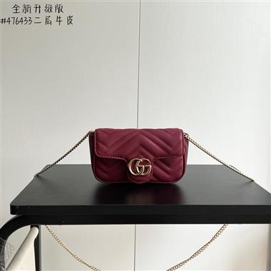 GUCCI   2024新款女生時尚休閒包  尺寸：16.5-5-10CM