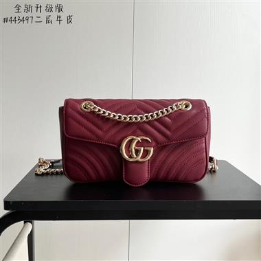 GUCCI   2024新款女生時尚休閒包  尺寸：26-7-15CM