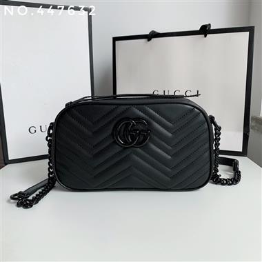 GUCCI   2024新款女生時尚休閒包  尺寸：24*13*7CM