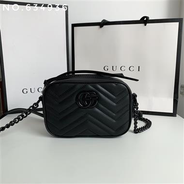 GUCCI   2024新款女生時尚休閒包  尺寸：18*12*6CM